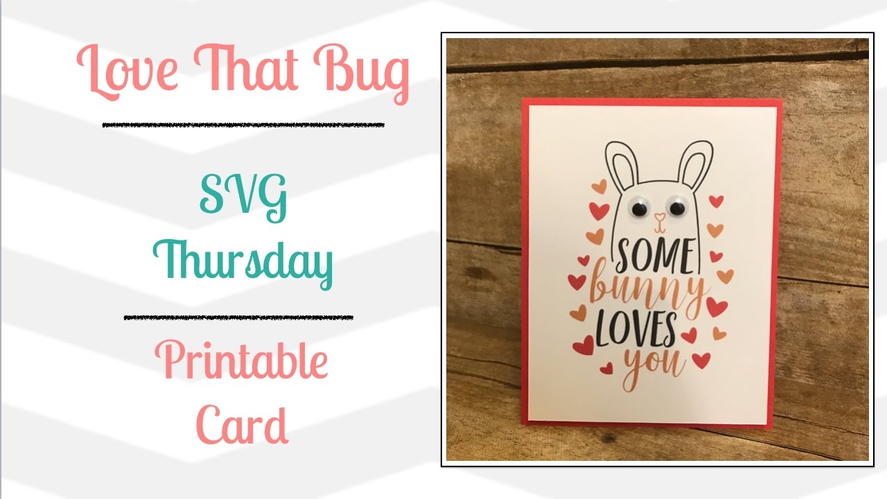 Download Cricut Explore |SVG| Bunny Card - YouTube