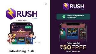 Rush By Hike App, Play Carrom, Ludo, Quiz & More Game To Play Win Real Money Full Deatiles In Tamil screenshot 5