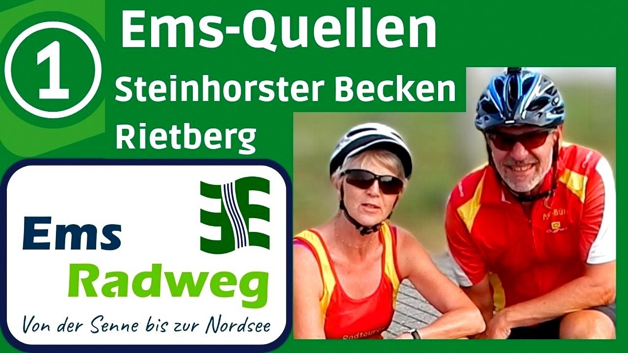 Ems-Radweg bis zur Nordsee 1▶ Emsquellen - Hövelhof - SteinhorsterBecken - Rietberg Radtour Radreise