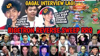RRQ GAGAL INTERVIEW | REAKSI STREAMER RRQ HOSHI VS BIGETRON BY VITALITY REGULER SEASON MPL ID S17