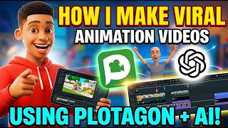 How to Make Grounded Animation Videos like KING'S STUDIO style using Plotagon + AI.. Full Breakdown