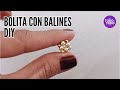 🆗 BOLA para bisutería con BALINES, PERLAS, cristales. 👉BOLITA para bisutería. #bolitas #perlas