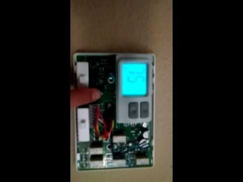 How to override Amana IMC controls hotel thermostat with no motion sensor