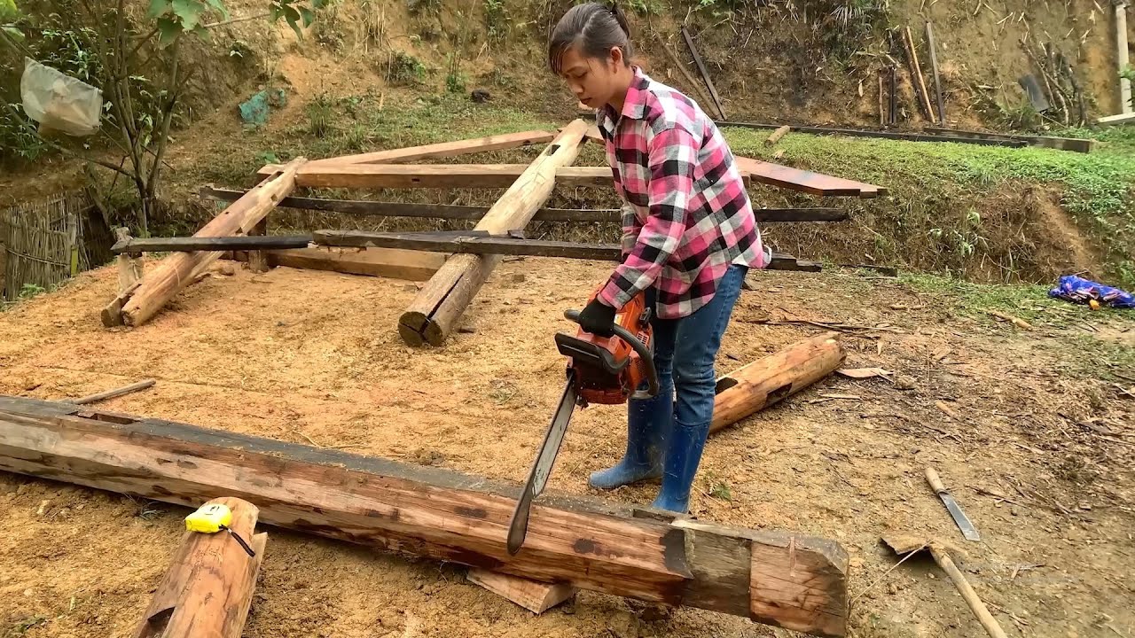 Rebuild wooden house, build farm, build new life - BUILD LOG CABIN