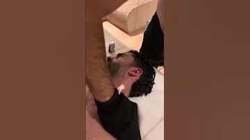 يمنيين يجربوا الحمام المغربي لاول مره المغرب حمام مغربى 
