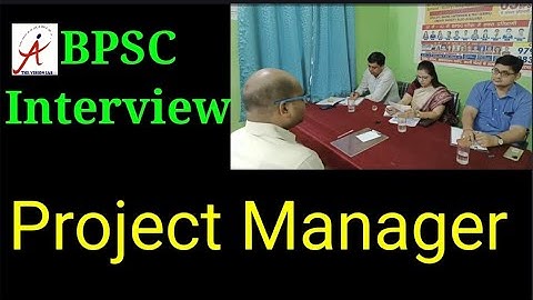 |BPSC| Project Manager| Mock Interview| The Vision IAS| Expert Team|