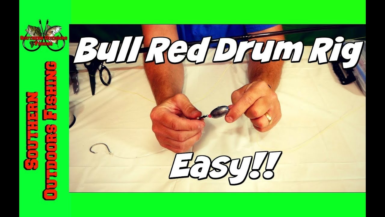 How To Make a Bull Red Drum Rig EASY 