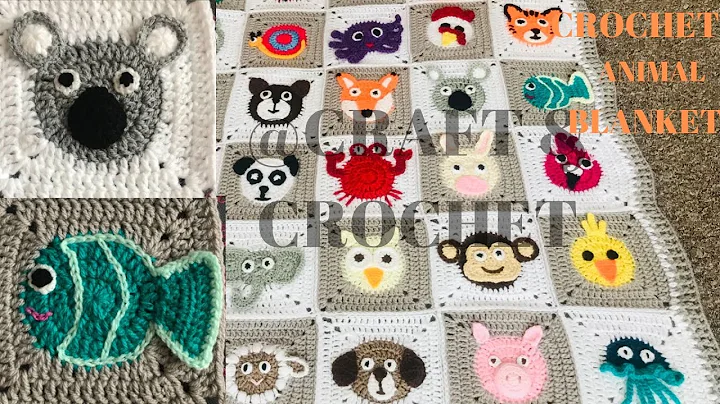 Learn to Crochet Adorable Animal Blankets
