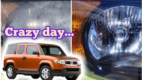 HEADLIGHT RESTORATION Element day (part #2)🟠