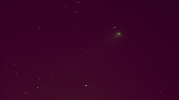 Comet Leonard (C/2021 A1) brief time lapse