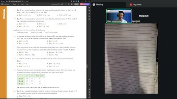 Math Methods Review Of The Normal Distribution Part 4