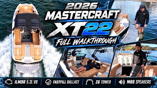 2026 MasterCraft XT22 Full Walkthrough | Ilmor 5.3L V8 + FastFill Ballast 