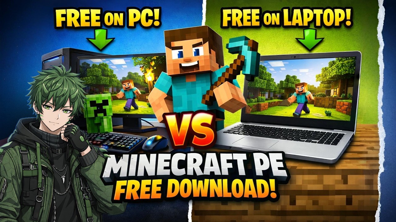 How To Download Minecraft PE Free on PC/Laptop (2026)