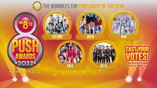 PUSH Awards 2022 | P-pop Group of the Year nominees