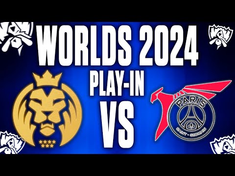 MAD LIONS KOI VS PSG TALON WORLDS 2024 PLAY IN HIGHLIGHTS - IBAI CASTEA