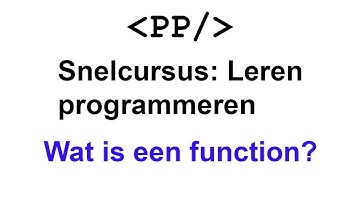 Cursus programmeren Java - Wat is een function/method? #cursus #programmeren #coderen