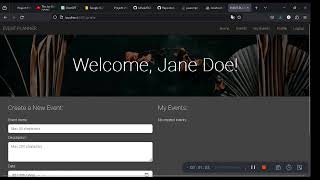 EVENT PLANNER PROJECT DEMO