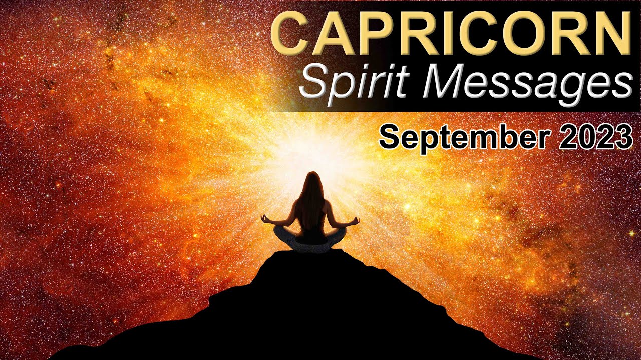 CAPRICORN SPIRIT MESSAGES 