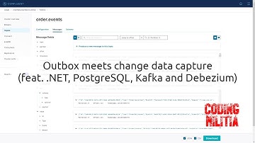 Outbox meets change data capture (feat. .NET, PostgreSQL, Kafka and Debezium)