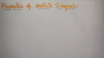 Properties of definite integrals - Integration |engineering mathematics| diploma | Inter |