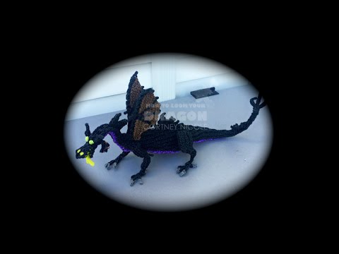 Part 3/6 Rainbow Loom Maleficent from Sleeping Beauty