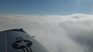 Skimming The Clouds In My T-6