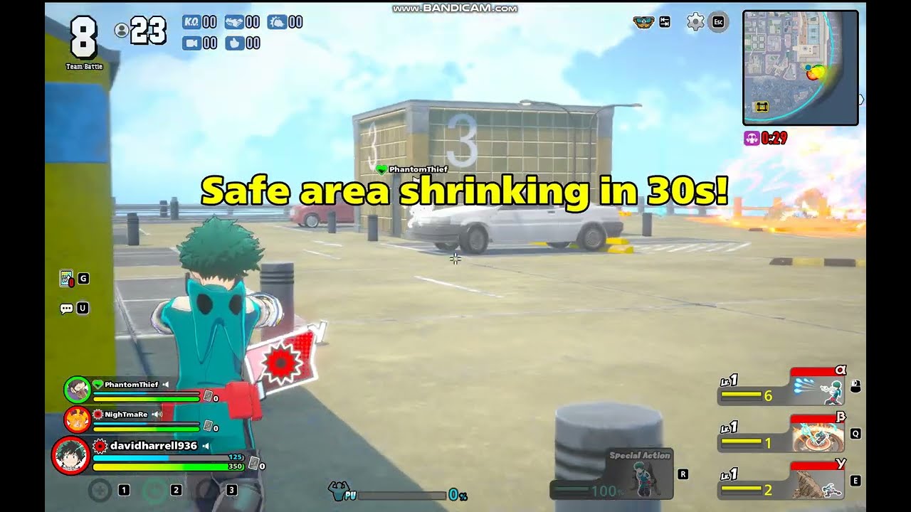 first time and first day playing my hero rumble with team mates