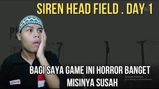 BAGI SAYA game ini HORROR banget | misinya susah! - SIREN HEAD FIELD screenshot 5