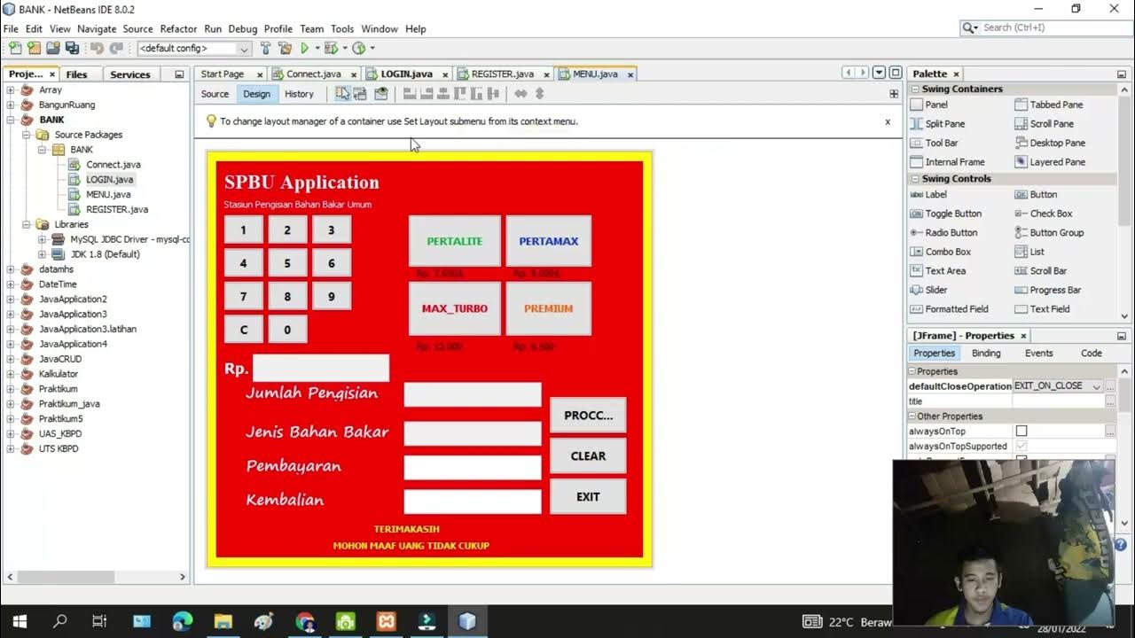 How to Connect Java with MySQL Database SPBU Application YouTube