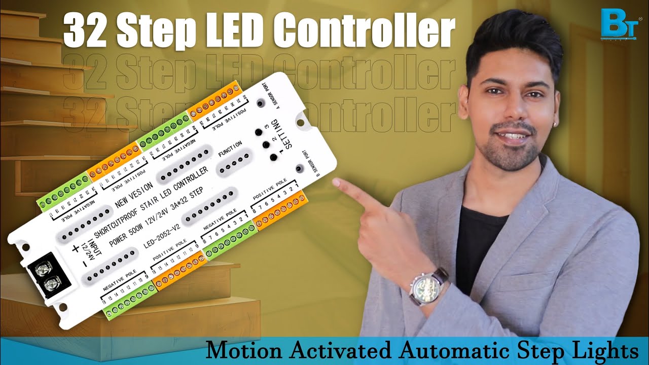 Best Automatic staircase sensor switch for home and office lighting | BlackT BTST01 Staircase sensor