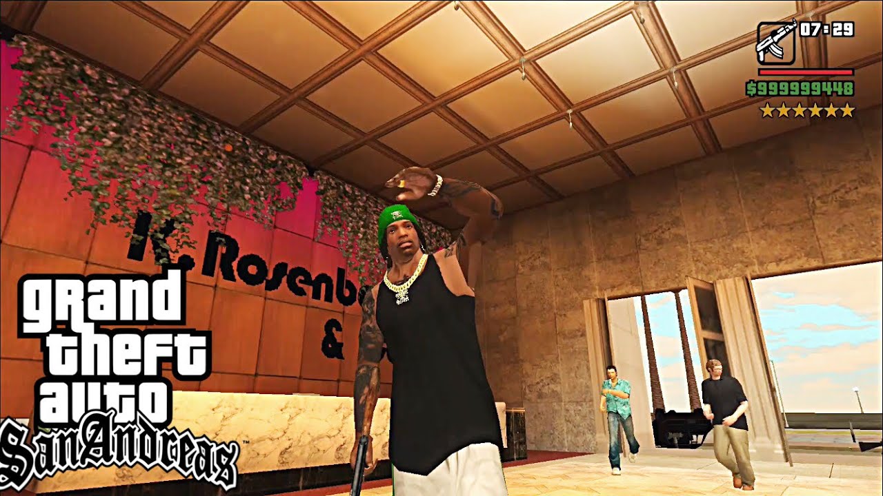 GTA San Andreas Los Santos East Office Mod Showcase Gameplay - YouTube