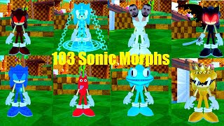 HOW TO FIND ALL SONIC MORPHS IN ROBLOX - FIND THEM ALL