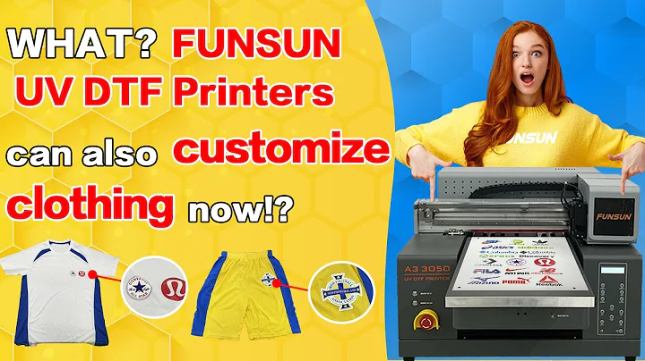 What? FUNSUN UV DTF printers can also customize clothing now?!