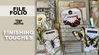 File Folder Folio Part 2 | Decorating with Paper Scraps & Digital Kits