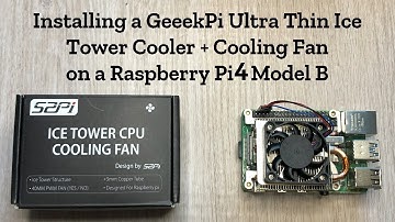 GeeekPi 超薄型 ICE タワークーラー + ファンを Raspberry Pi 4 Model B に取り付ける
