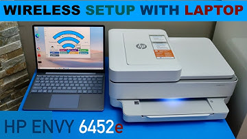 HP Envy 6452e WiFi Setup Laptop or computer Using Windows 10, Connect To WiFi Network.
