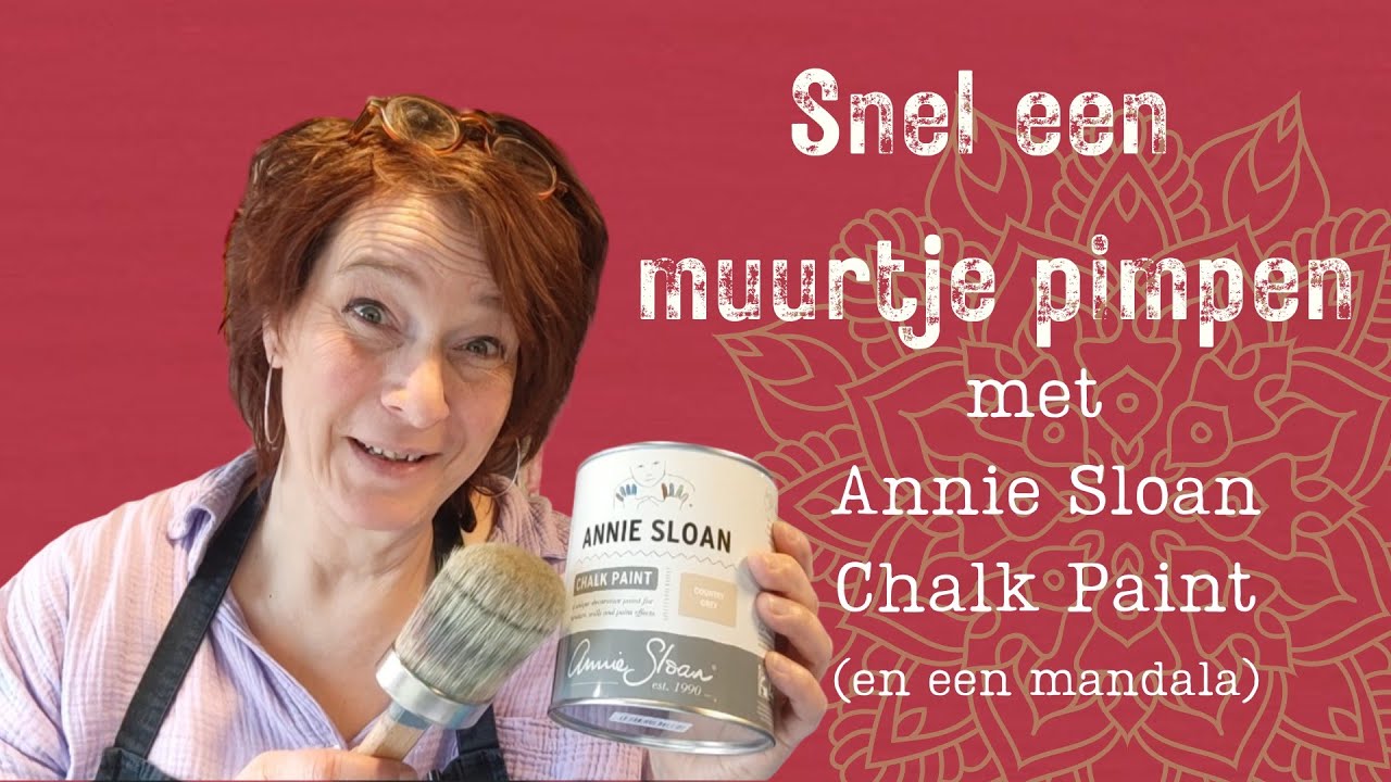 Snel een muurtje pimpen met Annie Sloan Chalk Paint! YouTube
