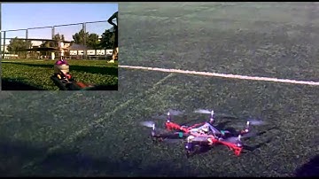 Hexacopter Flight Test with One Rotor Failure