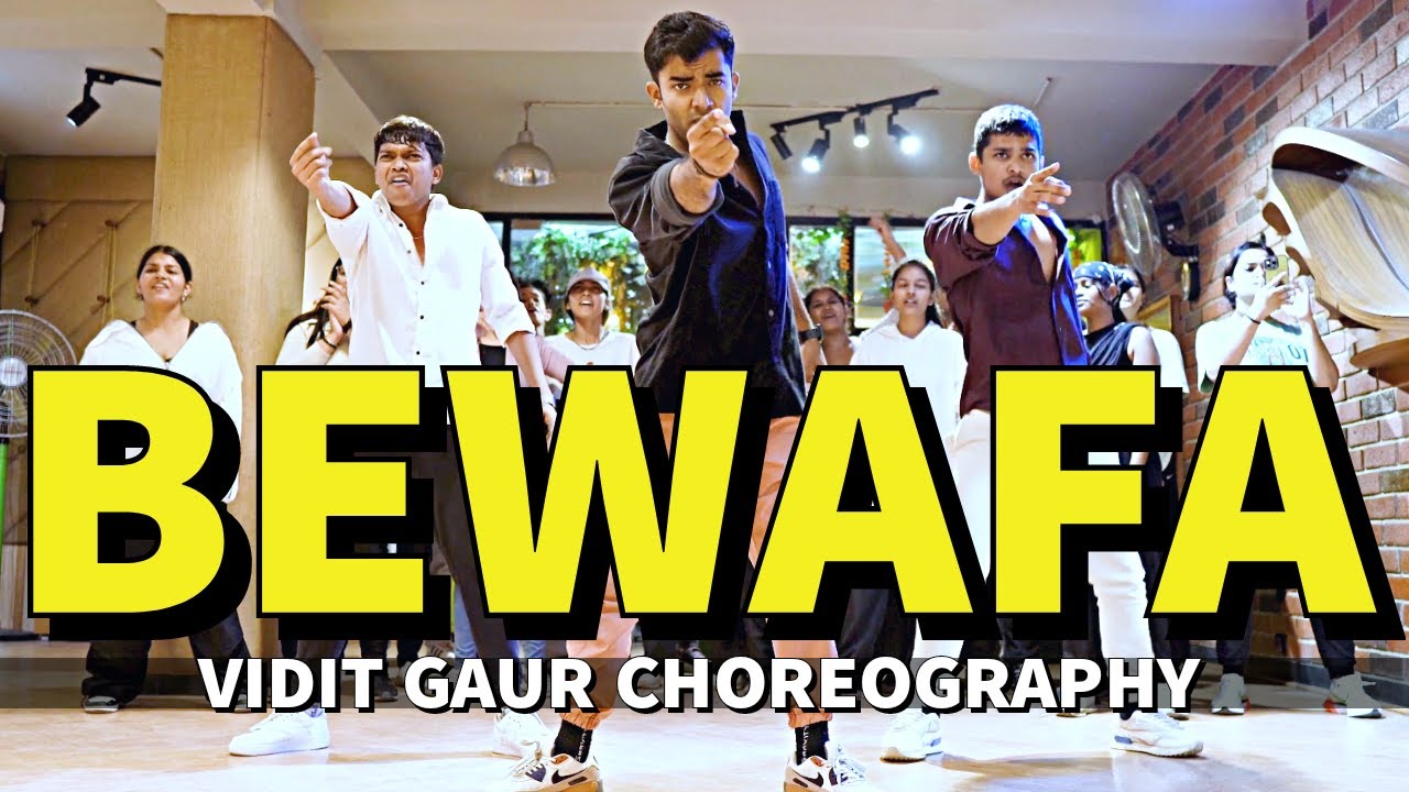 Bewafa   Imran Khan  Dance Workshop  Vidit Gaur Choreography