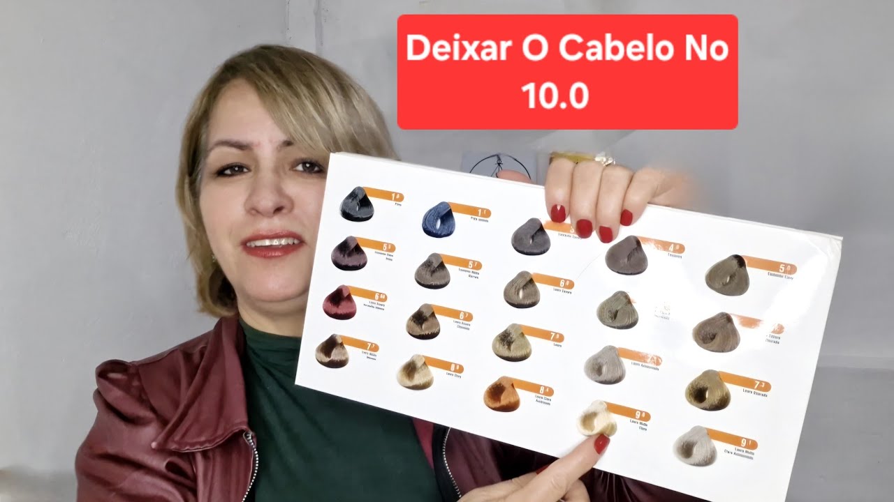 PORQUE O CABELO FICA LARANJA QUANDO PINTO DE 10.0? Loiro Clarissimo 