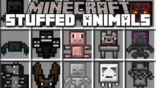 Minecraft STUFFED ANIMALS MOD / CLONE YOURSELF ENDLESS TIMES!! Minecraft