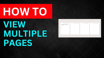 How to View Word Document in Multiple Pages -  Full Guide
