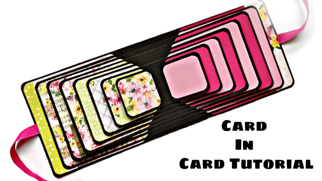 Card in Card Tutorial | How to Make Card (Requested Video) - YouTube