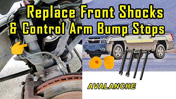 How to Replace FRONT Shocks and Control Arm Bump Stops - 2002 Chevrolet Avalanche 1500