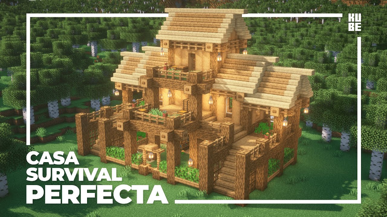 Minecraft: Casa de Madera, Tutorial, Minecraft: Casa de Madera, Tutorial, By Rectic7