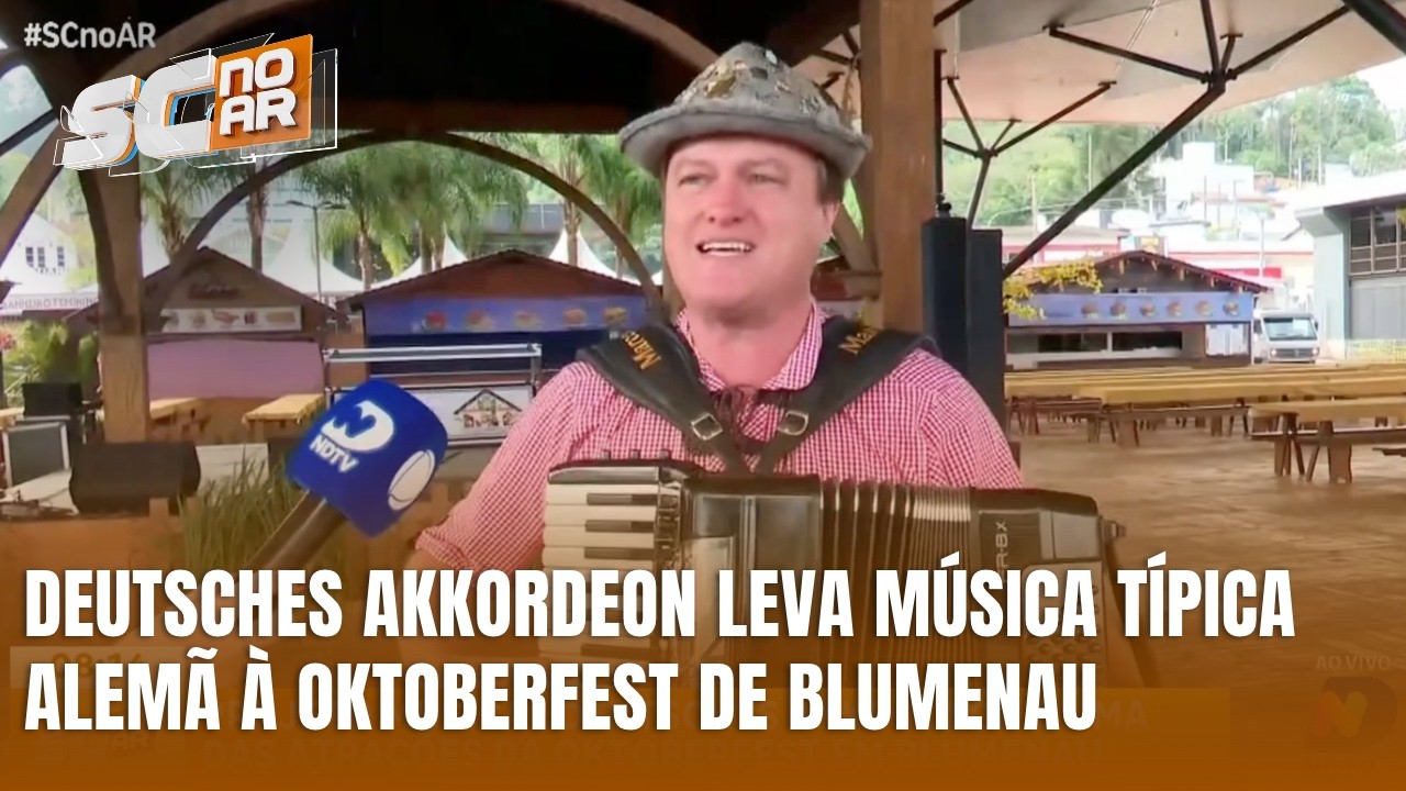 Oktoberfest de Blumenau tem apresentação do projeto Deutsches Akkordeon