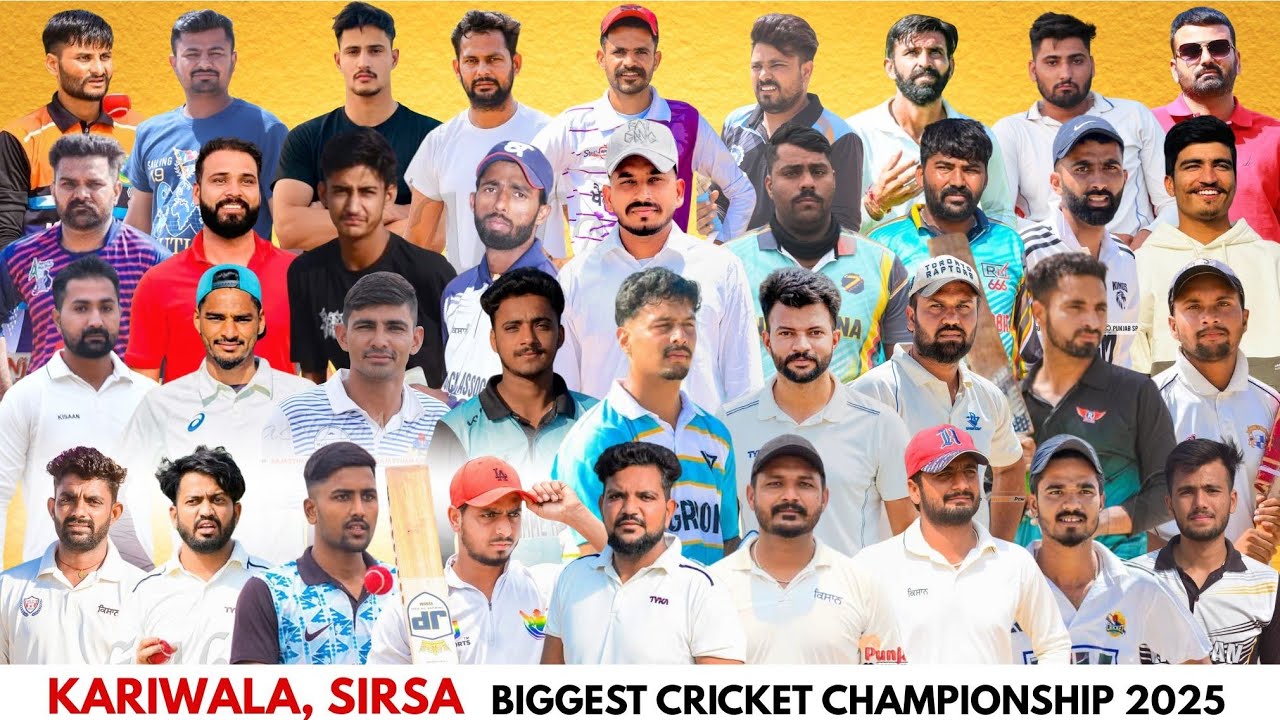 🔴 Live | 2nd Day | Kariwala (Sirsa) Biggest Cricket Championship 2025 | 