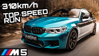 Driving the F90 BMW M5 Competition 🚀 TOP SPEED Test, Launch Control, Drift, Tunnel Run, Pure sounds!