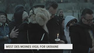 Vigil held in Day of Solidarity with Ukraine