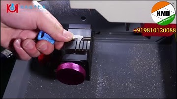 KMD How to cut dimple keys Mul T Lock keys SEC E9 automatic key cutting machine